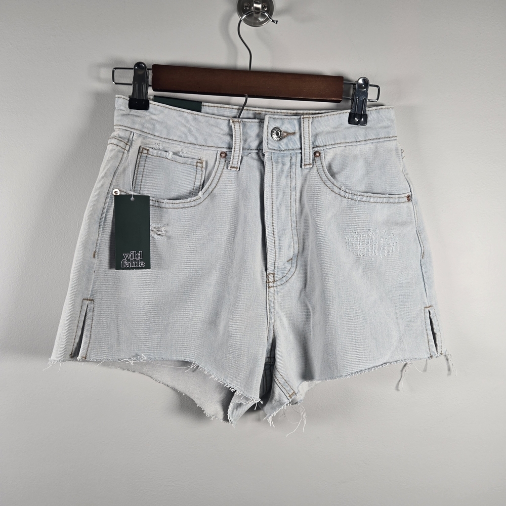 Wild Fable Light Blue Denim Shorts